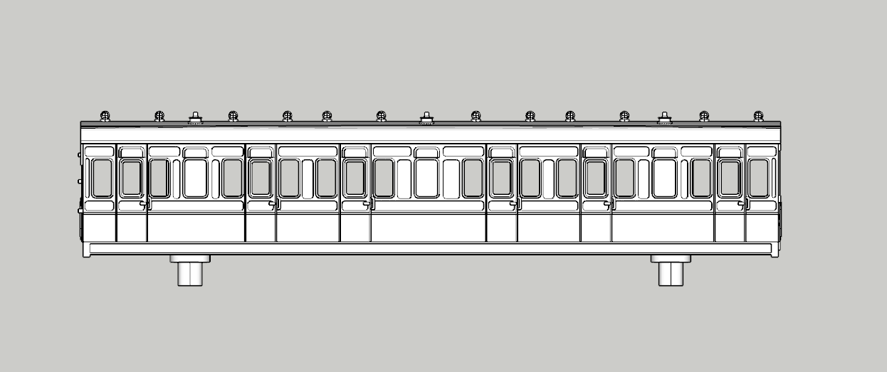 (image for) (N) LSWR 48ft 6 cmpt TriComp 3Lav - sw1051